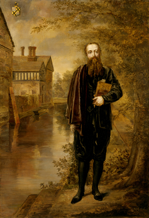 The Philosopher's Morning Walk (oil on canvas)