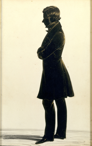 Silhouette of Edward Benthall