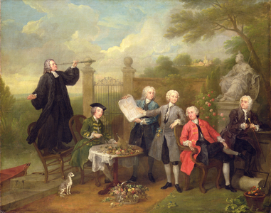 The Holland House Group, 1737 (oil on canvas)