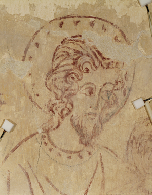 St. Christopher, from the Chaplain's Room (wall painting)