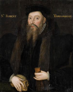 Sir Robert Throckmorton (oil on canvas)