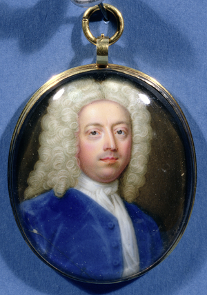 Miniature of Joseph Addison (1672-1719)