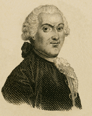 Jean Francois Marmontel (1723-1799), French writer, steel engraving by Carl Mayer - Nuernberg, published by C. A. Hartleben , Pesth (engraving)