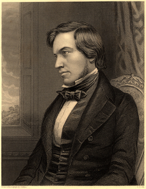 ""George Fownes (1815-1849). British chemist, c.1860 (engraving)
