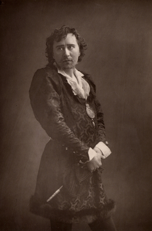 ""Herbert Beerbohm Tree (1853-1917) English actor-manager. Founder of the Royal Academy of Dramatic Art (RADA). (Woodburytype)