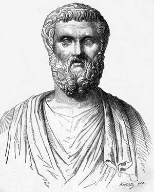 Solon, Athenian statesman, born about 640 B. C. , died about 560 B. C. , wood engraving from : General history of the world for all people from the earliest times to 1870, 8. edition looked through by Dr. Wilhelm Zimmermann, publishing house Rieger, Stuttgart, 1869