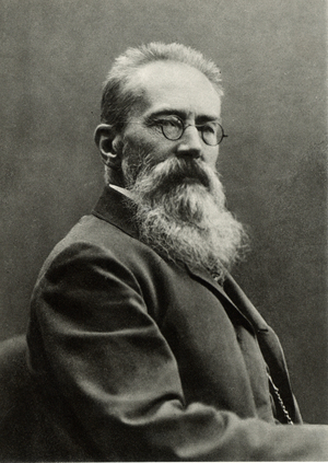 Nikolay Andreievich Rimsky-Korsakov (b/w photo)