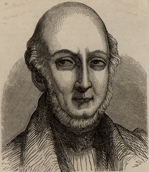 Alexandre (Pierre Francois) Boely (1785-1858)  French composer, pianist and organist, Paris 1853 (engraving)