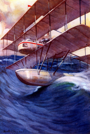 The Air-Liner of the Future, 1914 (print)