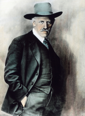 Fridtjof Nansen (1861 - 1930), Norwegian polar explorer, scientist, diplomat, humanitarian and Nobel Peace Prize Winner (1922). Image date: circa 1925. Carl Simon Archive