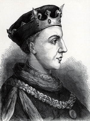 Henry V, King of England, c.1900 (engraving)