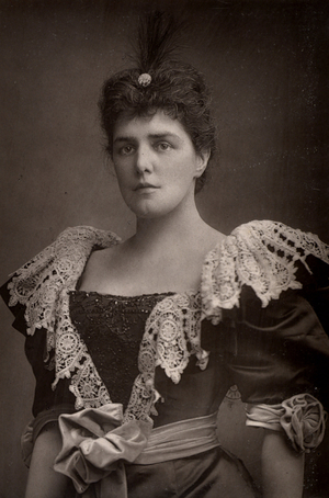 ""Lady Randolph Churchill (born Jennie Jerome - 1854-1921) (woodburytype)