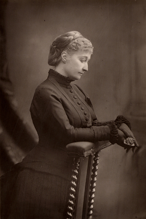 ""The Empress Eugenie (1826-1920) widow of Napoleon III of France. (woodburytype)