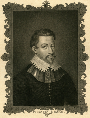 Sir Francis Drake (1540-1596), 1850 (print)