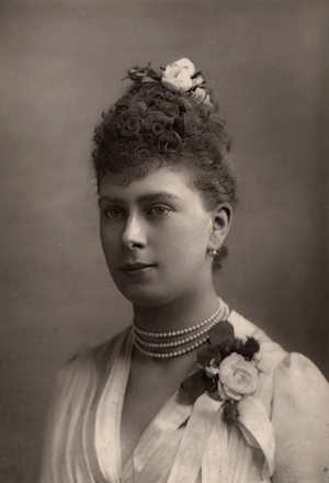 Princess Mary (May) of Teck (1867-1953), 1910 (b/w photo)