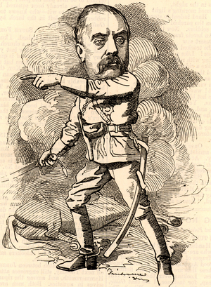 Gerald Graham (1831-1899) English army officer who served in the Royal Engineers, 1884 (cartoon)