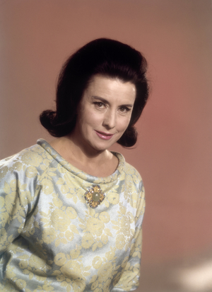 portrait de Lisa della Casa soprano suisse .Photo vers 1965.