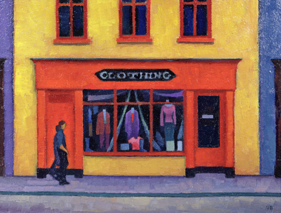 Irish Shop, Bandon, 2002 (oil on board)