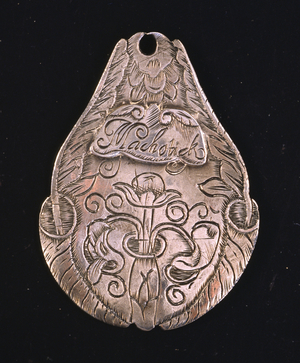 Machotick medal, observe (silver)