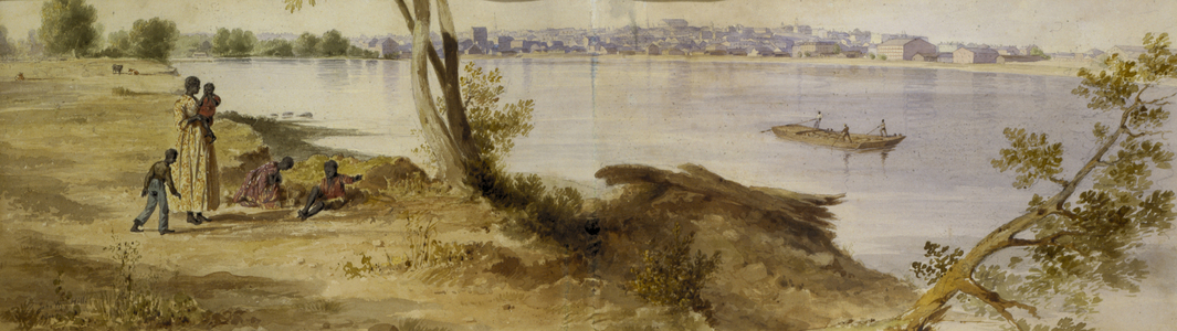 The View of Richmond, Virginia, 1847 (w/c on paper)