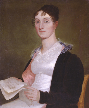 Portrait of Anne Williamson (oil on canvas)