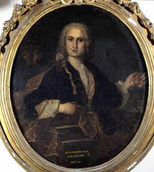 Portrait of Count Alessandro della Torre di Rezzonico (18th century). Anonymous painting of 1734. Collegio Maria Luigia. Parma.