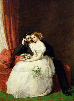 The Proposal, 1853 (oil on panel)