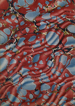 Marbled endpaper
