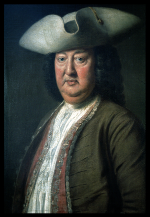 Portrait of Richard 'Beau' Nash (1674-1761) c.1761 (oil on canvas)