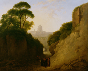 A Distant View of Rome, 1793 (oil on canvas)