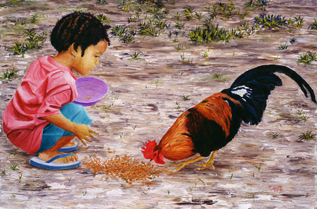 Shamika (oil on canvas)