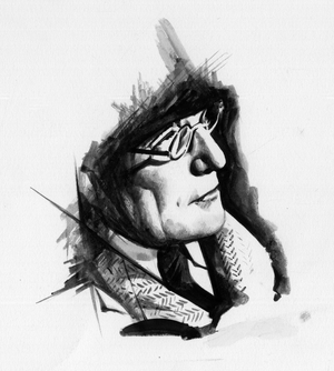 Portrait of the French writer Andre Gide (1869 - 1951)
