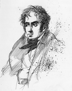 Portrait of Francois Rene, Viscount de Chateaubriand (1768-1848)