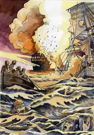 Campaign (expedition) of Egypt (1798-1801) (drawing)