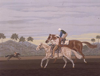 Early Morning Work Out, Santa Anita, California
