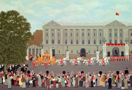 State Coach leaving Buckingham Palace