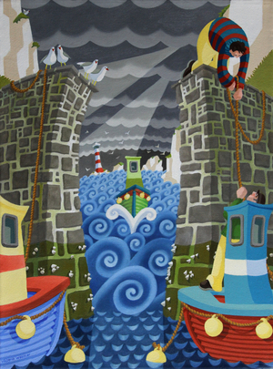 Safely Home, 2010 (oil on canvas)