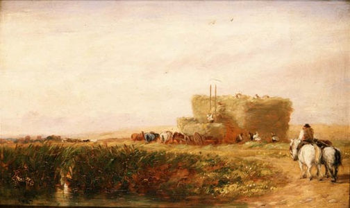 The Hayfield, 1847 (panel)