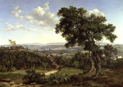 View of Bristol, 1827 (oil)
