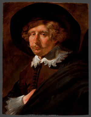 Portrait of a man (oil on panel)