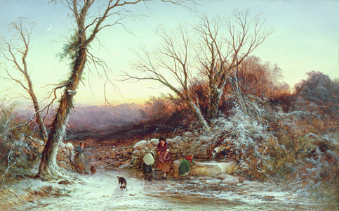 The Roadside Spring: Winter's Evening