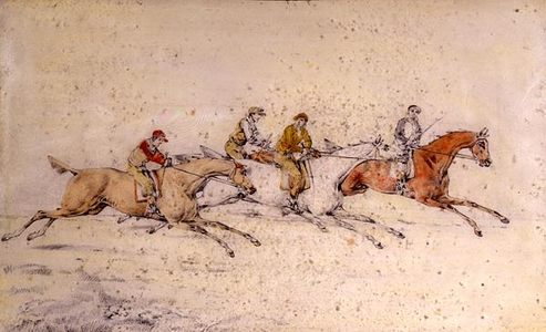 The first two seconds,(pencil, watercolour) ( pair of 85460)