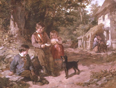 By The Wayside, 1859 (oil on canvas)