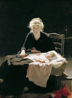 Fantine, 1886 (oil on canvas)