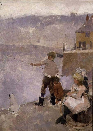 Fishing on the Quay