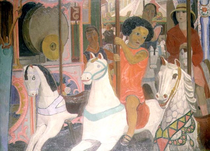 The Merry-Go-Round, 1924 (oil on canvas)