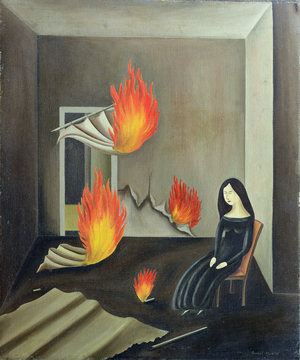 Poltergeist (oil on canvas)