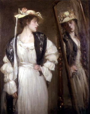 The Looking Glass (oil on canvas)