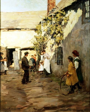 The Itinerant Musician, 1909 (oil on canvas)