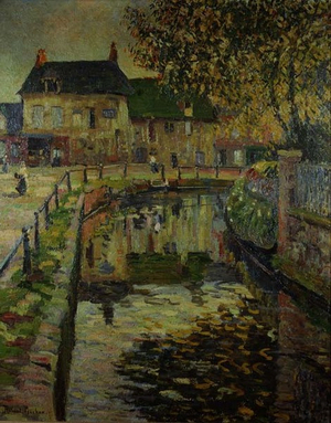 Canal through a Village